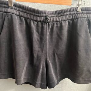 lululemon Softstreme Charcoal Shorts